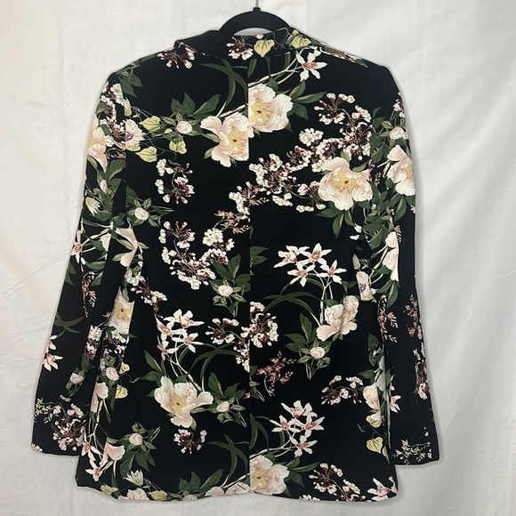 CYNTHIA ROWLEY MULTICOLOR FLORAL BLAZER (XS) - Picture 8 of 9